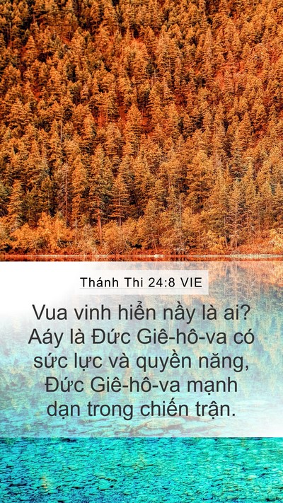 Thánh Thi 24:8 VIE Bible Verse Image