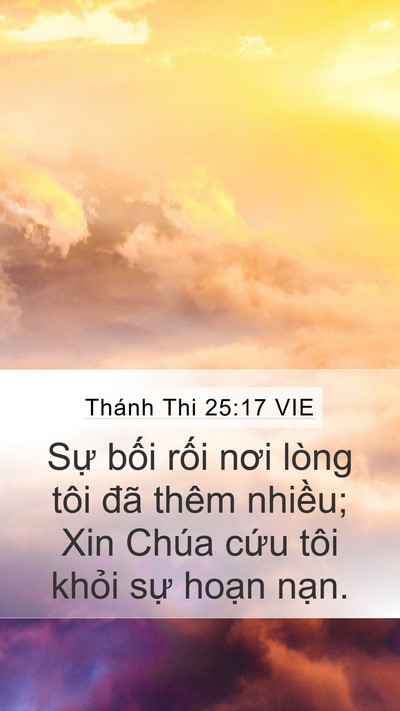 Thánh Thi 25:17 VIE Bible Verse Image