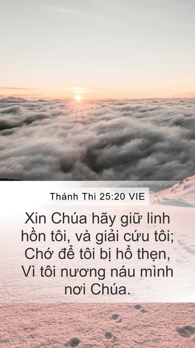 Thánh Thi 25:20 VIE Bible Verse Image