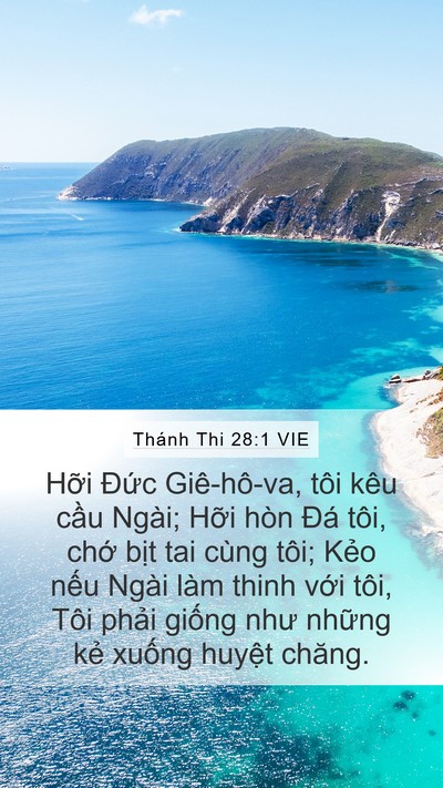 Thánh Thi 28:1 VIE Bible Verse Image