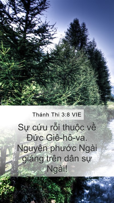 Thánh Thi 3:8 VIE Bible Verse Image