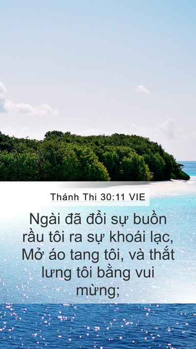 Thánh Thi 30:11 VIE Bible Verse Image