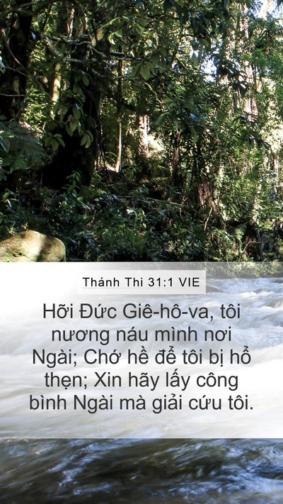 Thánh Thi 31:1 VIE Bible Verse Image