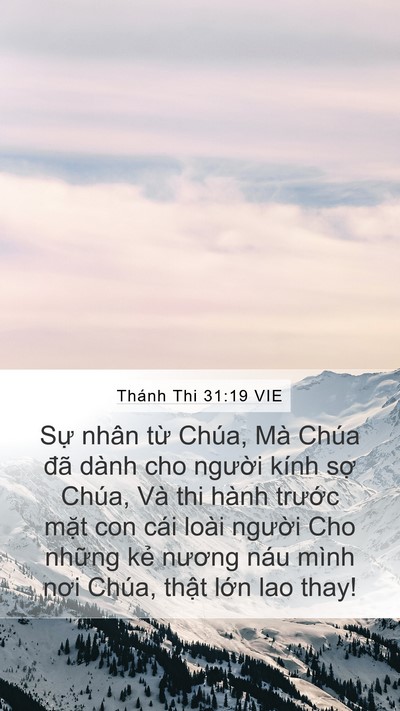 Thánh Thi 31:19 VIE Bible Verse Image