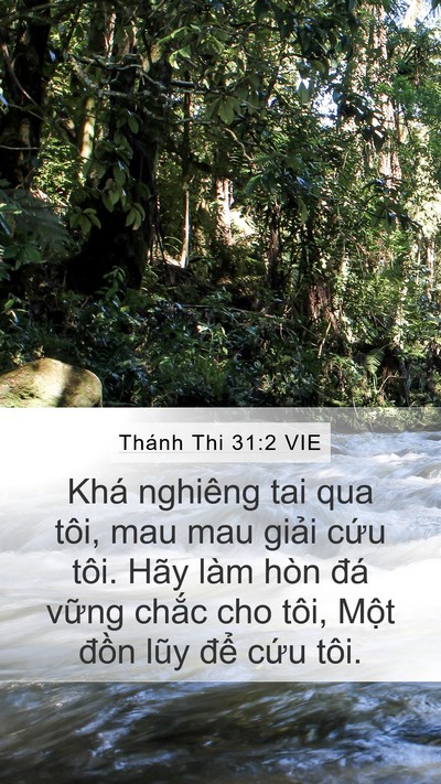 Thánh Thi 31:2 VIE Bible Verse Image
