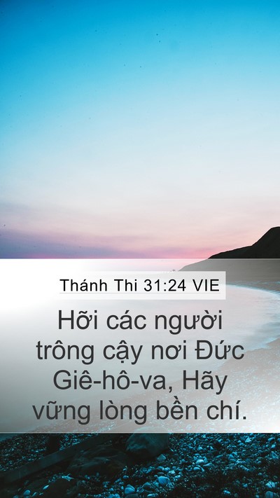 Thánh Thi 31:24 VIE Bible Verse Image