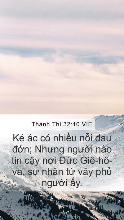 Thánh Thi 32:10 VIE Bible Verse Image