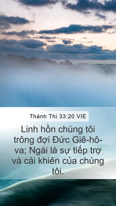 Thánh Thi 33:20 VIE Bible Verse Image