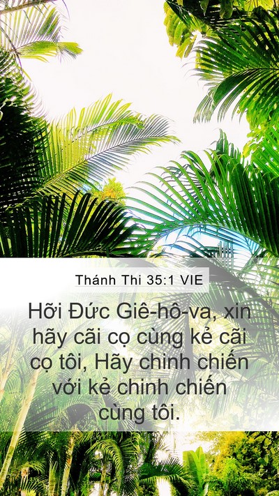 Thánh Thi 35:1 VIE Bible Verse Image