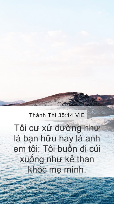 Thánh Thi 35:14 VIE Bible Verse Image