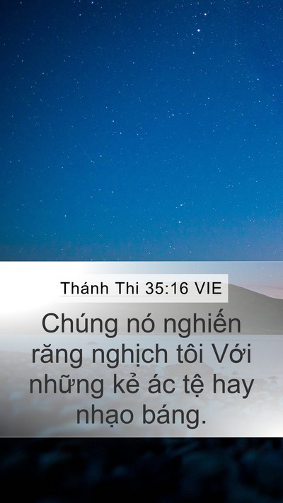 Thánh Thi 35:16 VIE Bible Verse Image