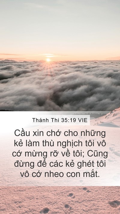Thánh Thi 35:19 VIE Bible Verse Image