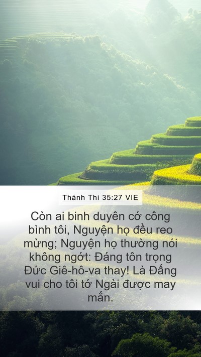 Thánh Thi 35:27 VIE Bible Verse Image