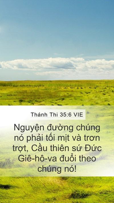 Thánh Thi 35:6 VIE Bible Verse Image