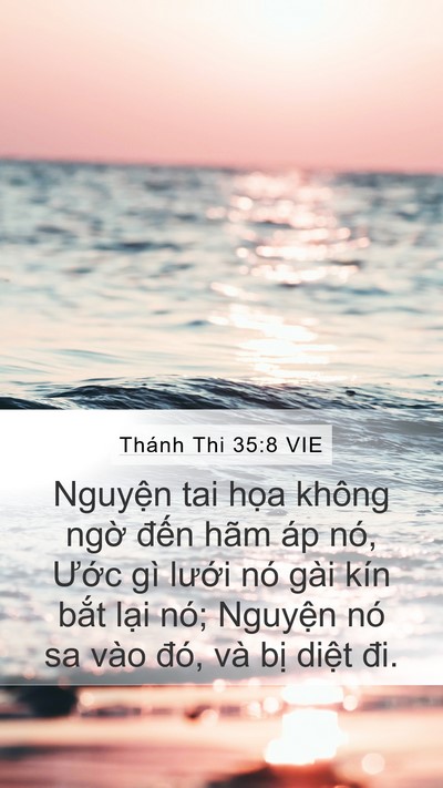 Thánh Thi 35:8 VIE Bible Verse Image