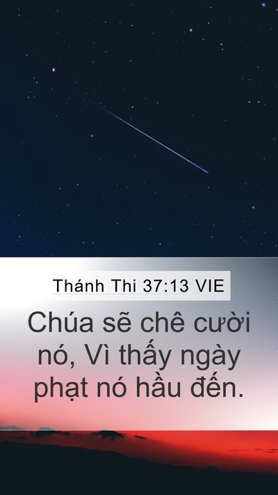 Thánh Thi 37:13 VIE Bible Verse Image