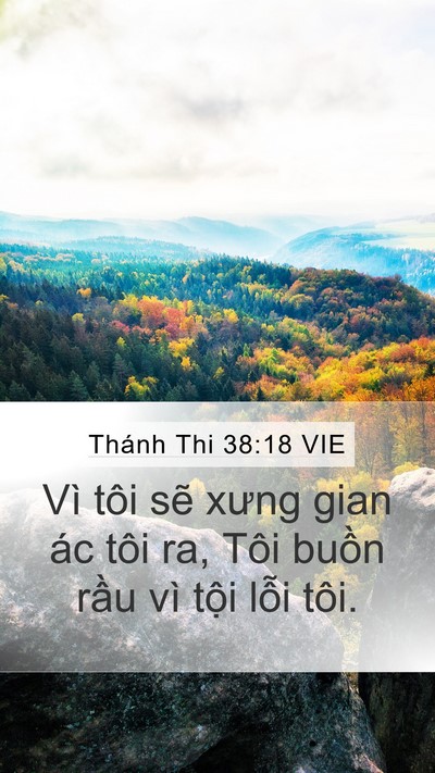 Thánh Thi 38:18 VIE Bible Verse Image