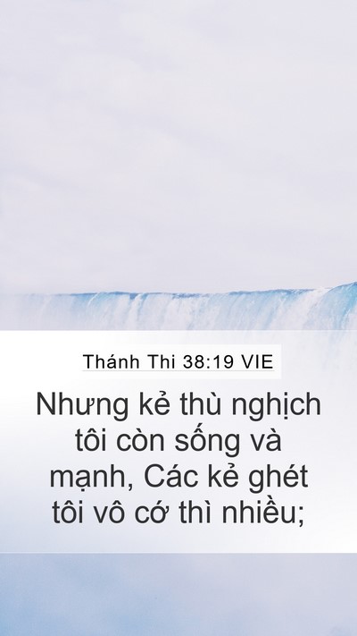 Thánh Thi 38:19 VIE Bible Verse Image