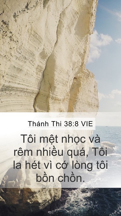 Thánh Thi 38:8 VIE Bible Verse Image