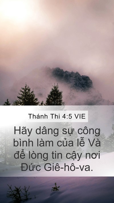 Thánh Thi 4:5 VIE Bible Verse Image