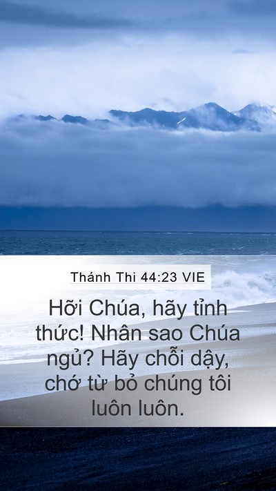 Thánh Thi 44:23 VIE Bible Verse Image