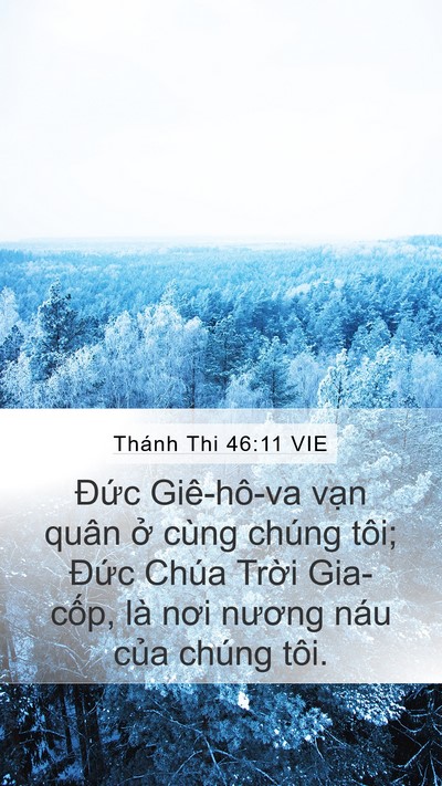 Thánh Thi 46:11 VIE Bible Verse Image