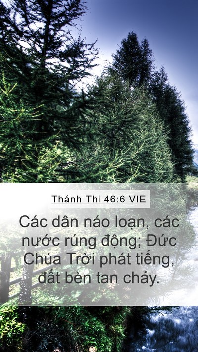 Thánh Thi 46:6 VIE Bible Verse Image
