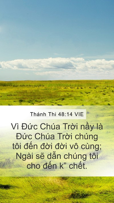 Thánh Thi 48:14 VIE Bible Verse Image