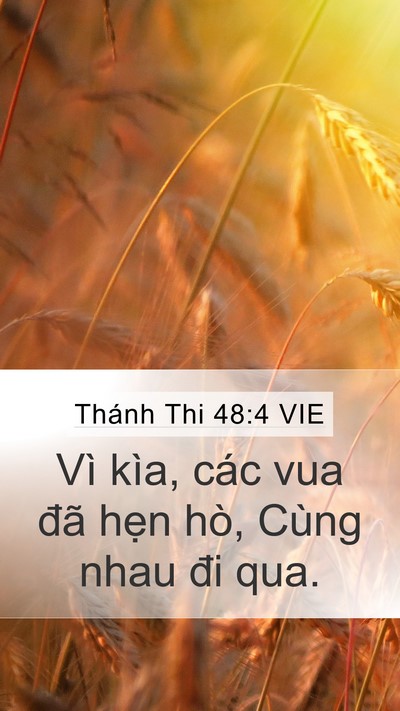 Thánh Thi 48:4 VIE Bible Verse Image