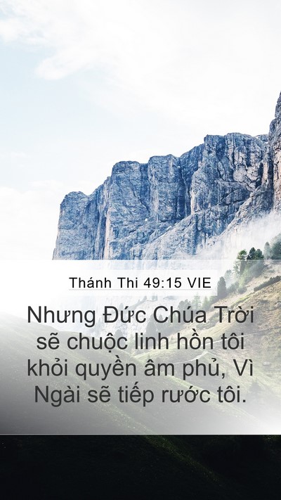 Thánh Thi 49:15 VIE Bible Verse Image