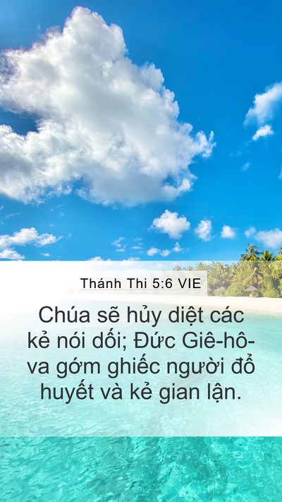Thánh Thi 5:6 VIE Bible Verse Image