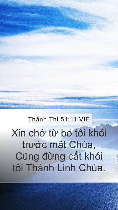 Thánh Thi 51:11 VIE Bible Verse Image