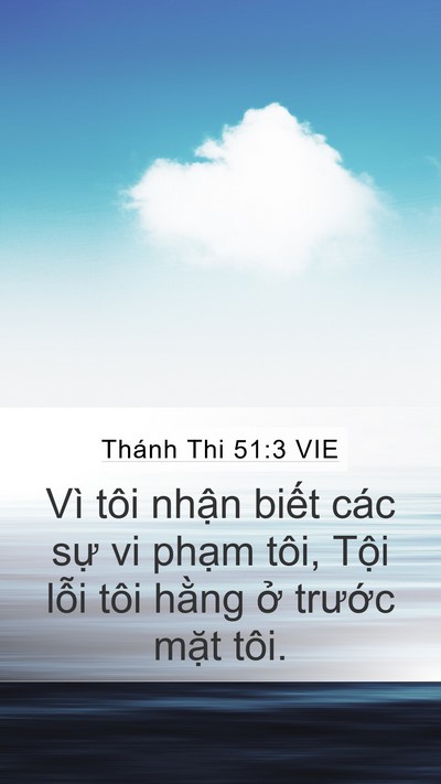 Thánh Thi 51:3 VIE Bible Verse Image