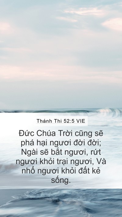 Thánh Thi 52:5 VIE Bible Verse Image