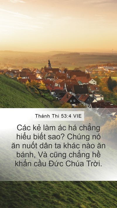 Thánh Thi 53:4 VIE Bible Verse Image