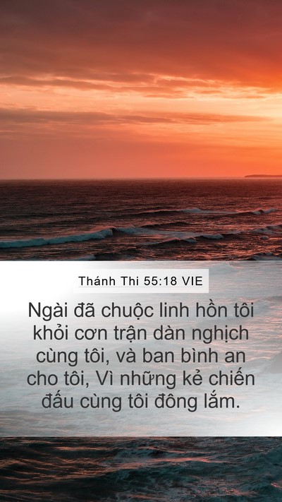Thánh Thi 55:18 VIE Bible Verse Image