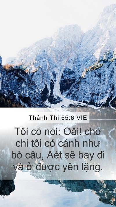 Thánh Thi 55:6 VIE Bible Verse Image