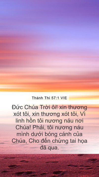 Thánh Thi 57:1 VIE Bible Verse Image
