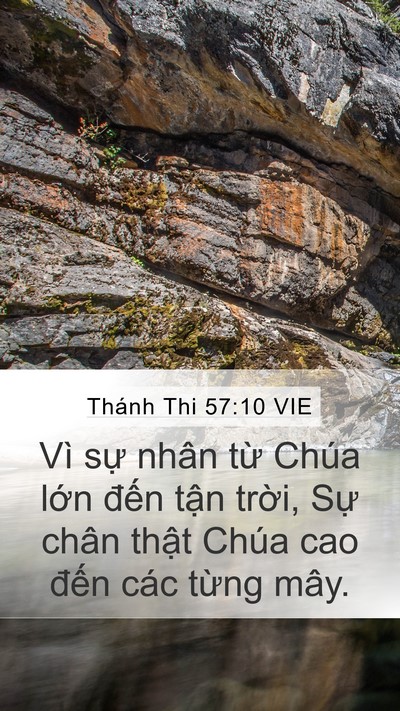 Thánh Thi 57:10 VIE Bible Verse Image