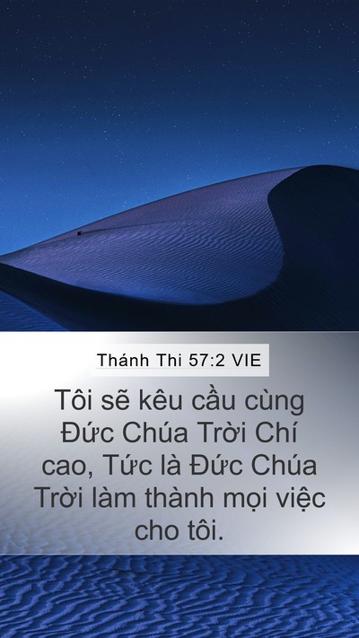 Thánh Thi 57:2 VIE Bible Verse Image
