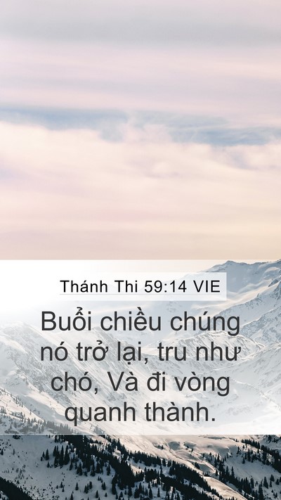 Thánh Thi 59:14 VIE Bible Verse Image