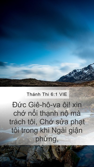 Thánh Thi 6:1 VIE Bible Verse Image