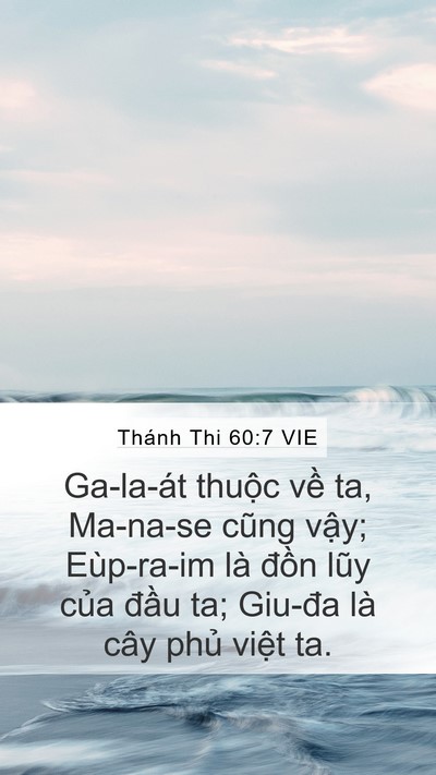 Thánh Thi 60:7 VIE Bible Verse Image