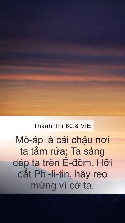 Thánh Thi 60:8 VIE Bible Verse Image