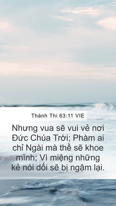 Thánh Thi 63:11 VIE Bible Verse Image