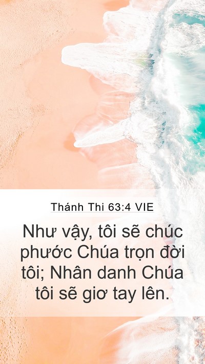 Thánh Thi 63:4 VIE Bible Verse Image