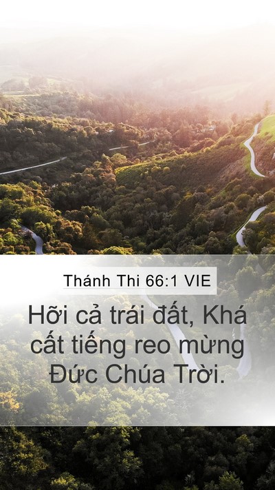 Thánh Thi 66:1 VIE Bible Verse Image