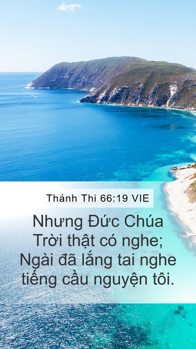 Thánh Thi 66:19 VIE Bible Verse Image