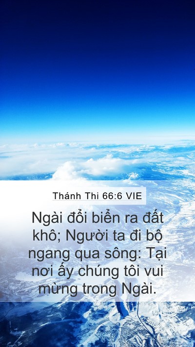 Thánh Thi 66:6 VIE Bible Verse Image
