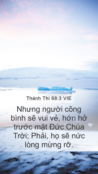 Thánh Thi 68:3 VIE Bible Verse Image